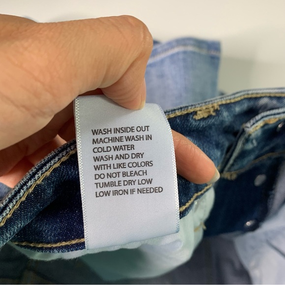 KanCan High Rise Button Fly Shorts Stone Medium Wash 28 - Picture 6 of 10